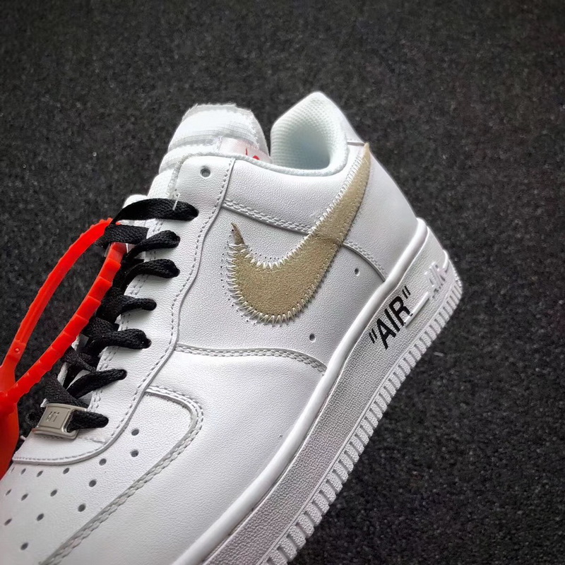 Authentic Air Force 1 Low AF1 x Virgil Abloh Golden